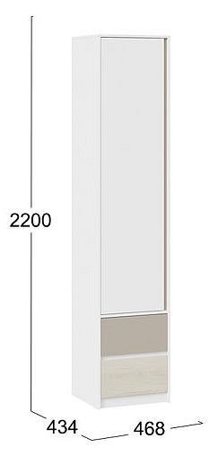 Шкаф для белья Сканди в Карталах - kartaly.mebel24.online | фото 4