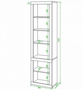 Шкаф для белья Toivo ВтВ-ФГ в Карталах - kartaly.mebel24.online | фото 2