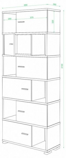 Шкаф комбинированный Домино СБ-30/6 в Карталах - kartaly.mebel24.online | фото 2