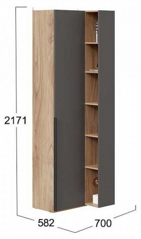 Шкаф комбинированный Порто СМ-393.21.024 в Карталах - kartaly.mebel24.online | фото 2