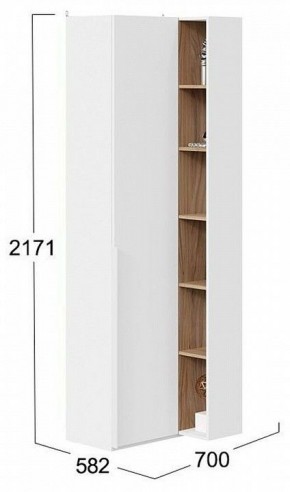 Шкаф комбинированный Порто СМ-393.21.024 в Карталах - kartaly.mebel24.online | фото 2