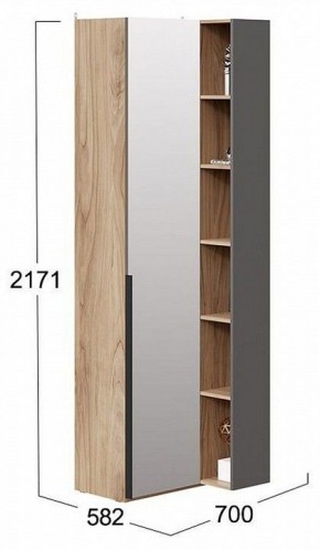 Шкаф комбинированный Порто СМ-393.21.025 в Карталах - kartaly.mebel24.online | фото 2