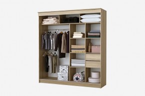 Шкаф-купе Фаворит 2.0 серия Альянс (дуб сонома) в Карталах - kartaly.mebel24.online | фото 2