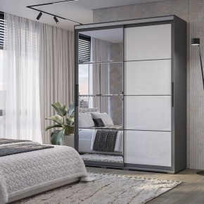 Шкаф-купе Крафт-6 1.6 м ШКК-06 (графит) в Карталах - kartaly.mebel24.online | фото