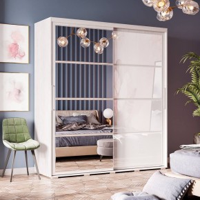 Шкаф-купе Крафт-6 1.6 м ШКК-06 (ясень белый) в Карталах - kartaly.mebel24.online | фото