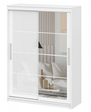 Шкаф-купе ШКП 3 Серия 2 (1600) Белый текстурный в Карталах - kartaly.mebel24.online | фото