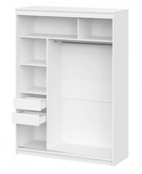 Шкаф-купе ШКП 3 Серия 2 (1600) Белый текстурный в Карталах - kartaly.mebel24.online | фото 2