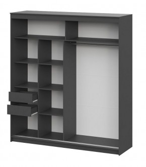 Шкаф-купе ШКП 3 МАКС (2000) Графит серый в Карталах - kartaly.mebel24.online | фото 3