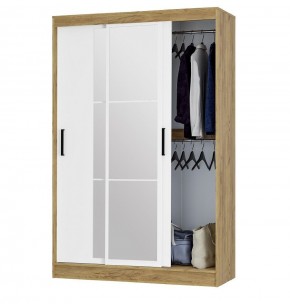 Шкаф-купе Тайм ШКК-03 (крафт/белый) в Карталах - kartaly.mebel24.online | фото 2