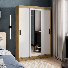 Шкаф-купе Тео ШКК-02 (крафт/белый) в Карталах - kartaly.mebel24.online | фото 1