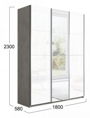 Шкаф-купе Траст СШК 2.180.60-15.13.15 в Карталах - kartaly.mebel24.online | фото 3