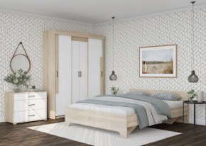 Шкаф-купе VICTOR (Сонома-Белый) в Карталах - kartaly.mebel24.online | фото 3