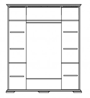 Шкаф Лика (ММ 137-01/04Б) без зеркал в Карталах - kartaly.mebel24.online | фото 4