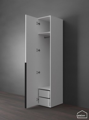 Шкаф Linnea MHR-1-3 2050х400х510 (Белый-М 11.1.2) в Карталах - kartaly.mebel24.online | фото 5