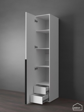 Шкаф Linnea MHR-1-3 2050х400х510 (Белый-М 11.1.2) в Карталах - kartaly.mebel24.online | фото 6