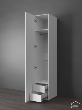 Шкаф Linnea MHR-1PO-3 2050х400х510 (Белый-М 11.1.2) в Карталах - kartaly.mebel24.online | фото 5