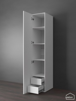 Шкаф Linnea MHR-1PO-4 2050х400х510 (Белый-М 11.1.1) в Карталах - kartaly.mebel24.online | фото 4