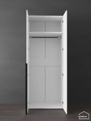 Шкаф Linnea MHR-2 2050х800х510 (Белый-М 11.1.1) в Карталах - kartaly.mebel24.online | фото 4