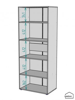 Шкаф Linnea MHR-2PO-2 2050х800х510 (Белый-М 11.1.2) в Карталах - kartaly.mebel24.online | фото 3