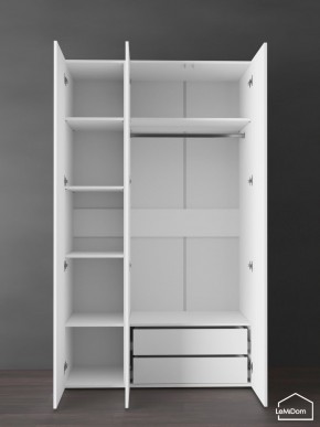 Шкаф Linnea MHR-3PO-2 2050х1200х510 (Белый-М 11.1.2) в Карталах - kartaly.mebel24.online | фото 6