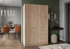 Шкаф Лофт 3-х створчатый в Карталах - kartaly.mebel24.online | фото 3
