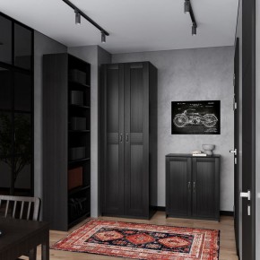 Шкаф МАКС двухдверный широкий, цвет Дуб Венге в Карталах - kartaly.mebel24.online | фото 4