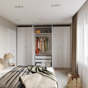Шкаф МАКС двухдверный, цвет белый в Карталах - kartaly.mebel24.online | фото 4