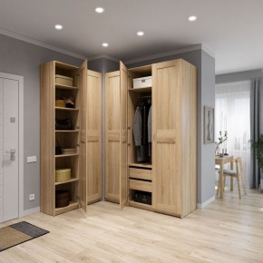 Шкаф МАКС двухдверный, цвет Дуб Сонома в Карталах - kartaly.mebel24.online | фото 4