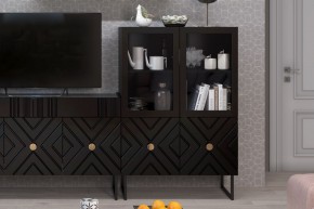 Шкаф низкий (2 стеклодвери) Марсель в Карталах - kartaly.mebel24.online | фото 7