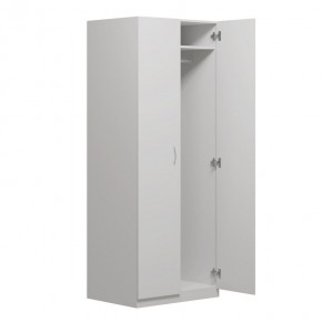 Шкаф ПЕГАС двухдверный, цвет белый в Карталах - kartaly.mebel24.online | фото 2