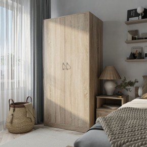 Шкаф ПЕГАС двухдверный, цвет Дуб Сонома в Карталах - kartaly.mebel24.online | фото 4