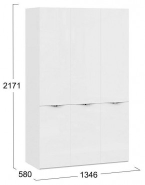 Шкаф платяной Глосс СМ-319.07.431 в Карталах - kartaly.mebel24.online | фото 4