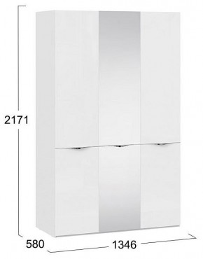 Шкаф платяной Глосс СМ-319.07.432 в Карталах - kartaly.mebel24.online | фото 4