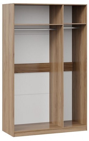 Шкаф платяной Глосс СМ-319.07.433 в Карталах - kartaly.mebel24.online | фото 2