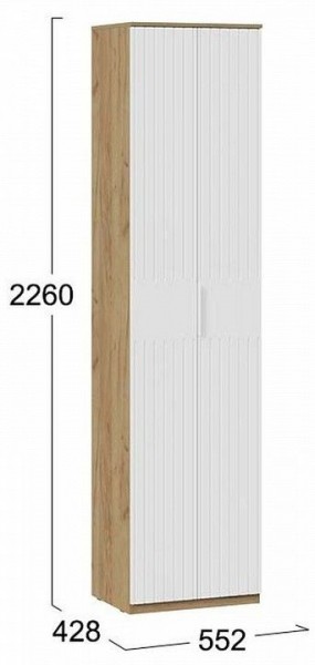 Шкаф платяной Хилтон Исп. 2 в Карталах - kartaly.mebel24.online | фото 7