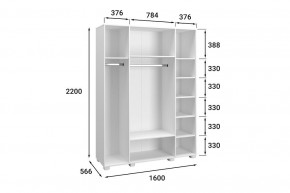 Шкаф платяной Монблан МБ-25К в Карталах - kartaly.mebel24.online | фото 3