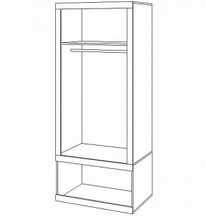 Шкаф платяной Toivo ШК90/60 Д в Карталах - kartaly.mebel24.online | фото 2