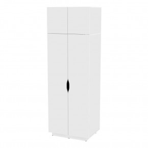 Шкаф "Аврора (H37)" (Белый) в Карталах - kartaly.mebel24.online | фото