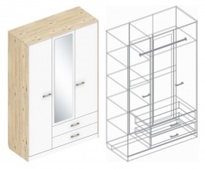 Шкаф "Милана" 3-х створчатый с 2 ящиками в Карталах - kartaly.mebel24.online | фото 3