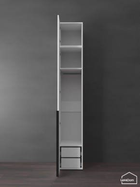 Шкаф с антресолью Linnea MHR-1A-3 2450х400х510 (Белый-М 11.1.1) в Карталах - kartaly.mebel24.online | фото 5