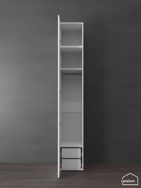 Шкаф с антресолью Linnea MHR-1POA-3 2450х400х510 (Белый-М 11.1.2) в Карталах - kartaly.mebel24.online | фото 5