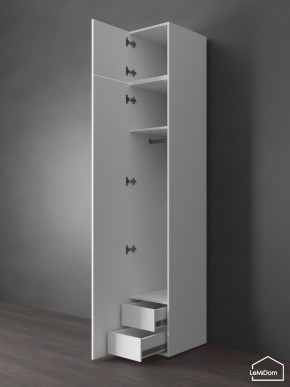 Шкаф с антресолью Linnea MHR-1POA-3 2450х400х510 (Белый-М 11.1.2) в Карталах - kartaly.mebel24.online | фото 6