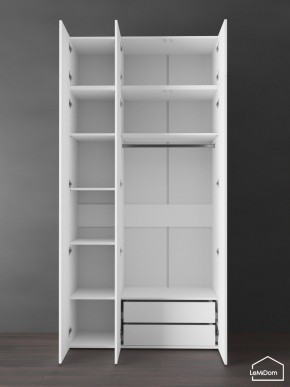 Шкаф с антресолью Linnea MHR-3POA-2 2450х1200х510 (Белый-М 11.1.2) в Карталах - kartaly.mebel24.online | фото 6
