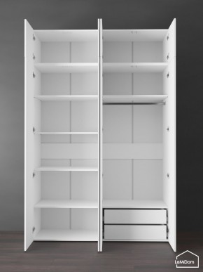 Шкаф с антресолью Linnea MHR-4POA-2 2450х1600х510 (Белый-М 11.1.2) в Карталах - kartaly.mebel24.online | фото 5