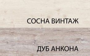 Шкаф с витриной 1V1D1S, MONAKO, цвет Сосна винтаж/дуб анкона в Карталах - kartaly.mebel24.online | фото 3