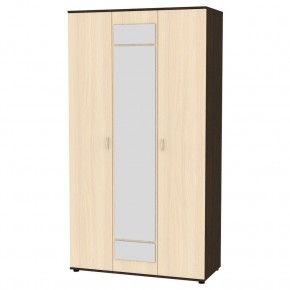 Шкаф с зеркалом "Алиса (H5_M)" ручка скоба (Венге-ДМ) в Карталах - kartaly.mebel24.online | фото