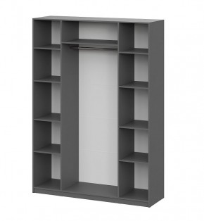 Шкаф ШК-5 (1600) Графит серый в Карталах - kartaly.mebel24.online | фото 3