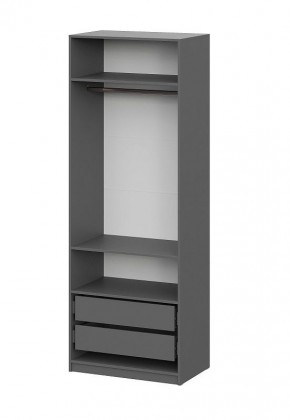 Шкаф ШК-5 + 2 полки + ящики (800) Графит в Карталах - kartaly.mebel24.online | фото 4