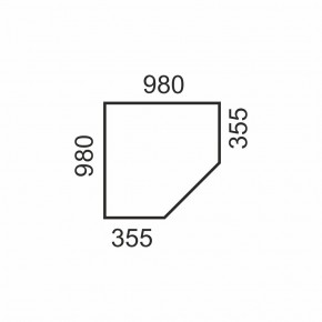 Шкаф угловой 2D, OLIVIA, цвет вудлайн крем/дуб анкона в Карталах - kartaly.mebel24.online | фото 4