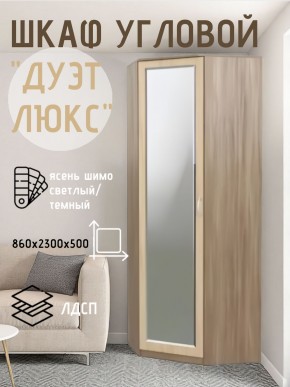 Шкаф угловой Дуэт Люкс с зеркалом в Карталах - kartaly.mebel24.online | фото 3